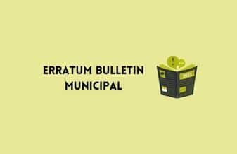 Erratum Bulletin Municipal, Mairie de Mésanger