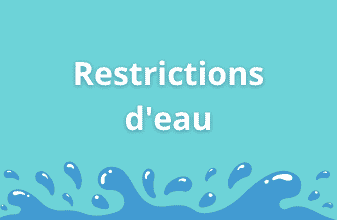Restrictions d&rsquo;eau, Mairie de Mésanger