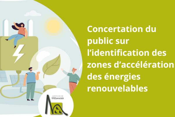 Concertation du public sur l&rsquo;identification des zones d&rsquo;accélération des énergies renouvelables, Mairie de Mésanger