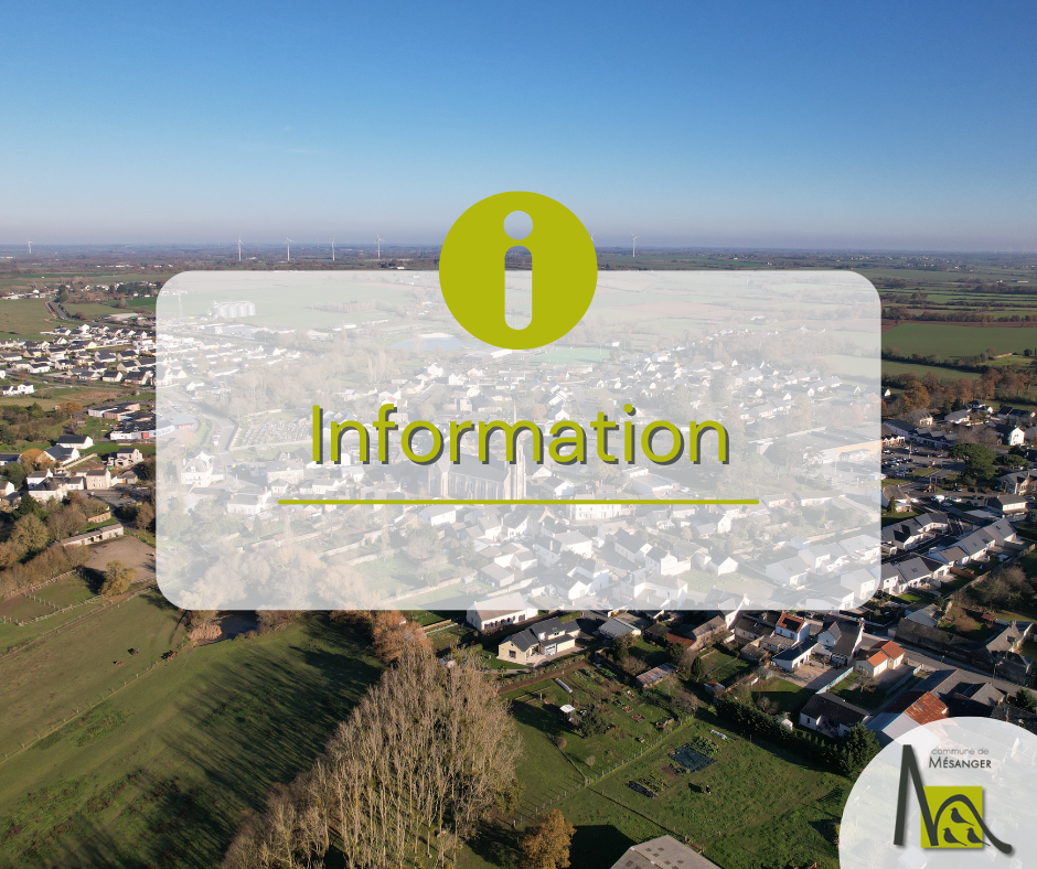 Information, Mairie de Mésanger