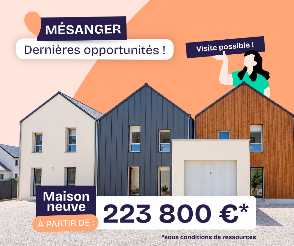 Devenez propriétaire de votre maison neuve avec jardin à Mésanger dès 223 800 €, Mairie de Mésanger